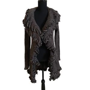 Gorgeous Ruffled Cardigan Sweater